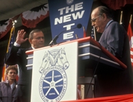 Pat Pagnanella Swears in Ron Carey as General President of the Teamsters in 1991